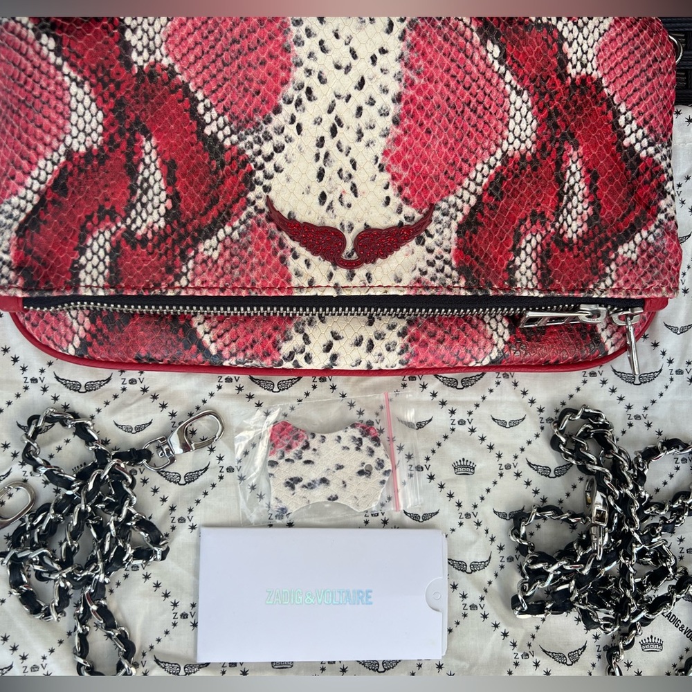 Zadig and Voltaire Rock savage clutch